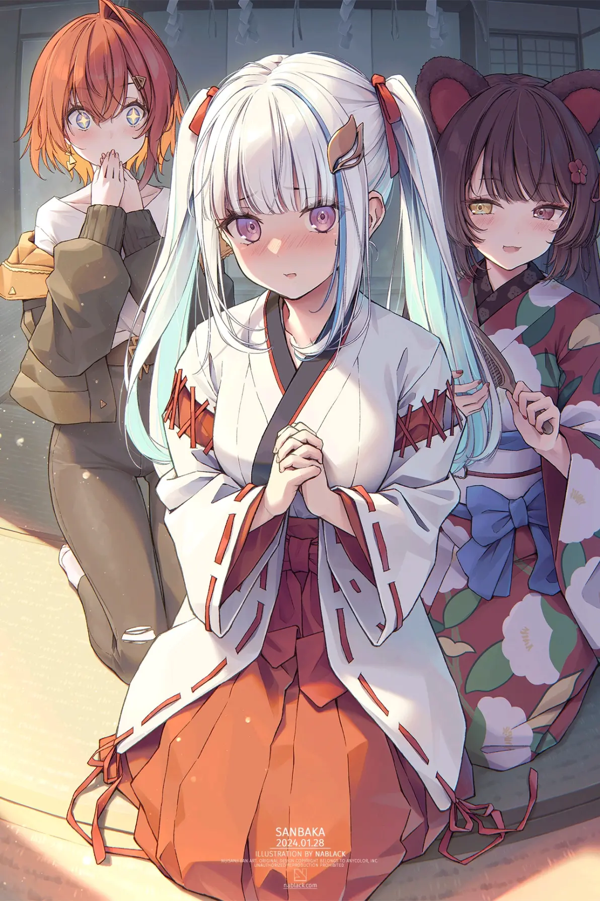 俏皮又灵动♡ – 双马尾插画特辑-星空知