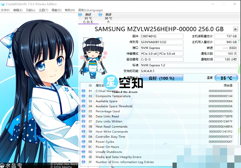 图片[3]-Crystal Disk Info v9.4.1 绿色版&美化版
